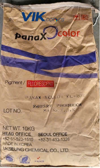 Bột màu dạ quang Panax Yellow